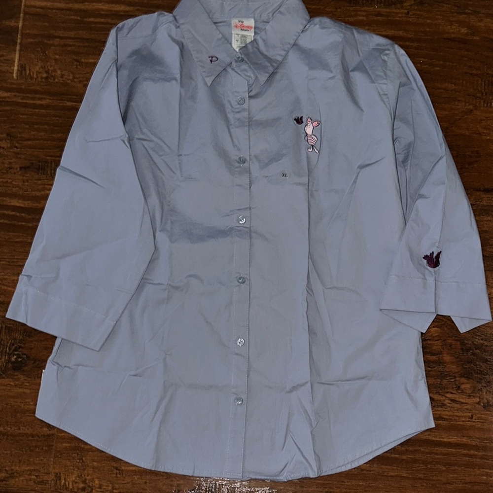 DISNEY piglet Button-Up Shirt XL BNWT
